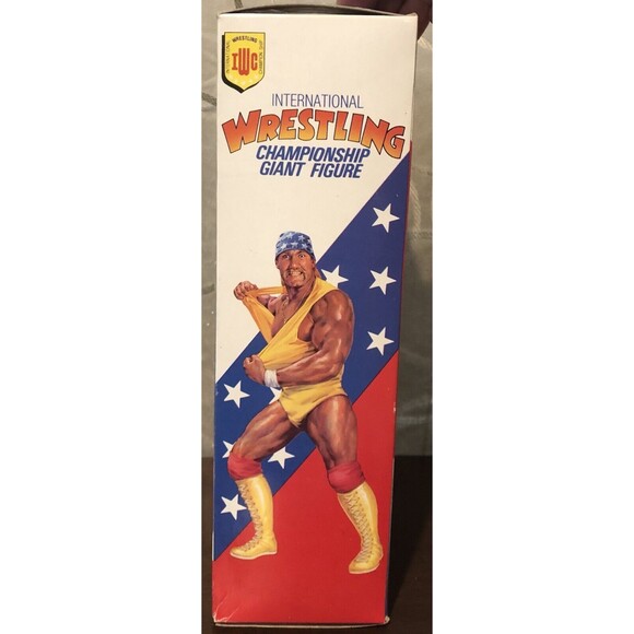 Vintage IWC Sting Giant Figure Wrestling Action Figure Damaged Box Rare Find 10" - Picture 7 of 12